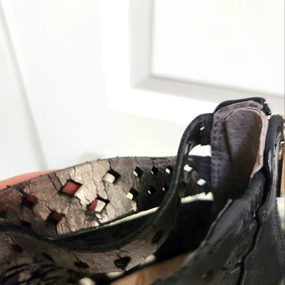 NEW Sam Edelman Alysia Leather Heels - Picture 8 of 8